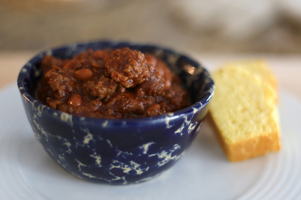 beans with ground beef